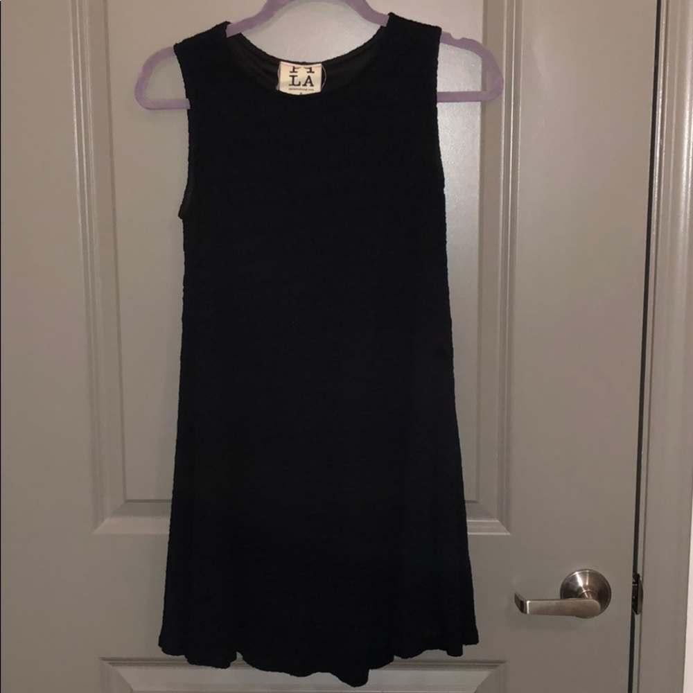 Black short dress